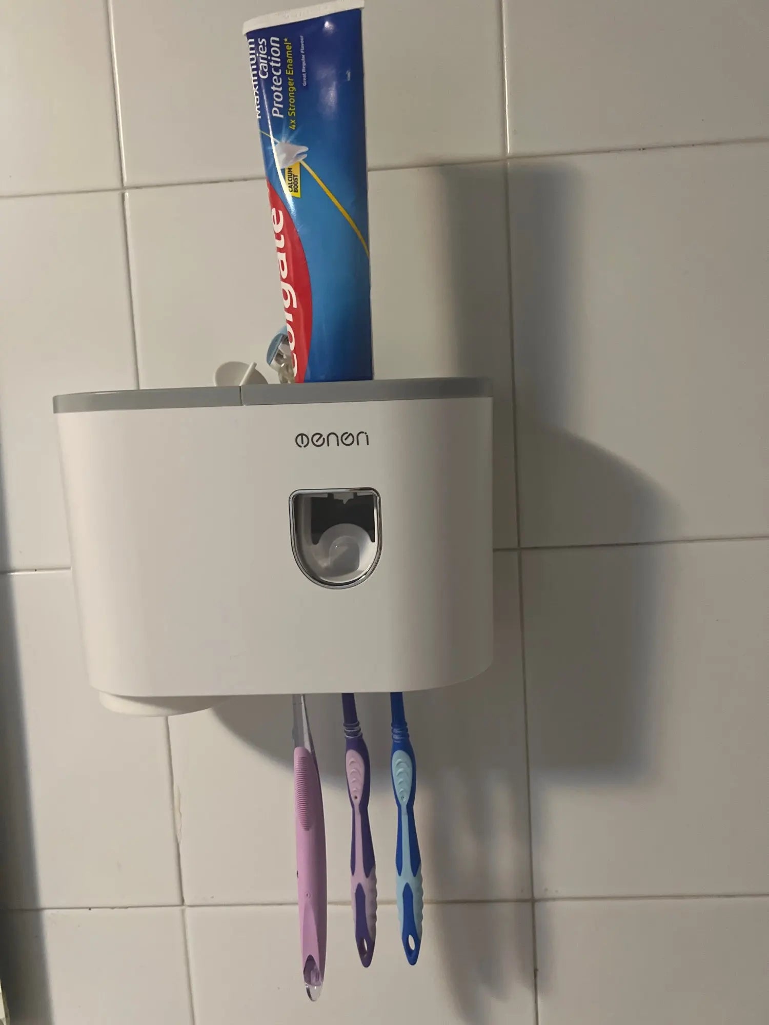 Rack dispensador  automático de pasta de dente